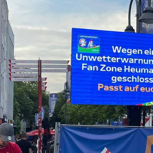 Fanzone am Heumarkt musste schließen