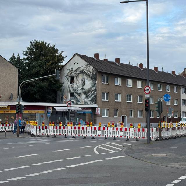 Dachstuhl in Nippes eingesackt