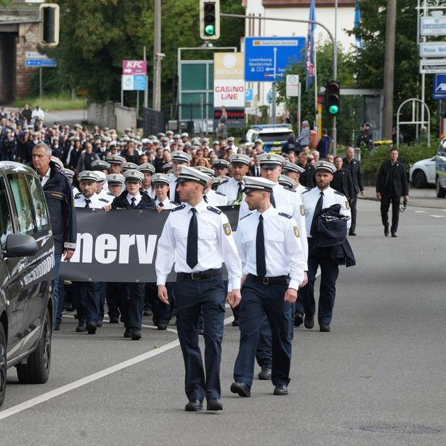 Trauerfeier für erschossenen Polizisten