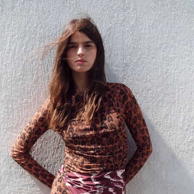 Seidenschal als Gürtel