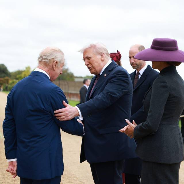 US-Präsident Trump besucht Großbritannien