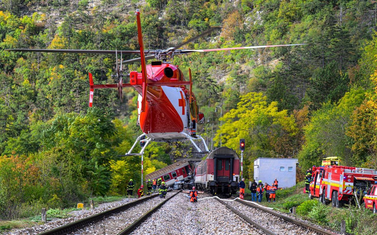 Zugkollision in der Slowakei