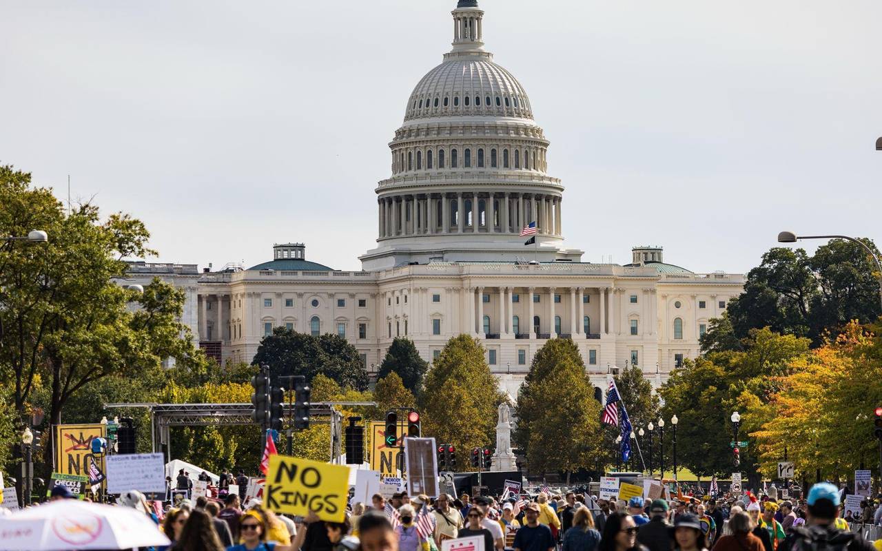 Washington - Demonstrationen «No Kings» gegen US-Präsident Trump