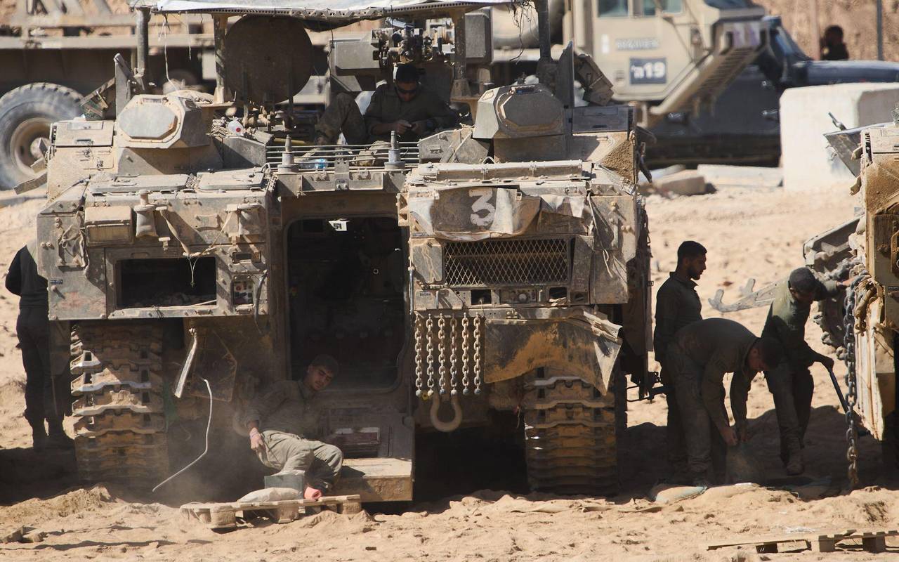 Nahostkonflikt - Grenze zwischen Israel und Gaza