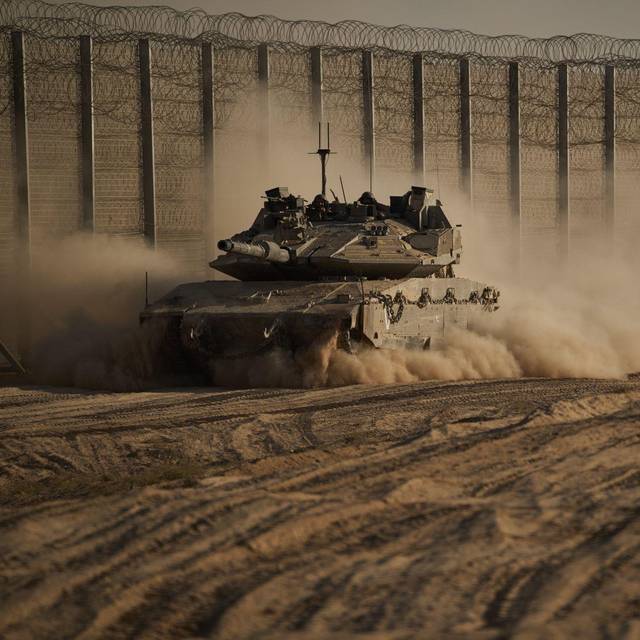 Nahostkonflikt - Grenze zwischen Israel und Gaza