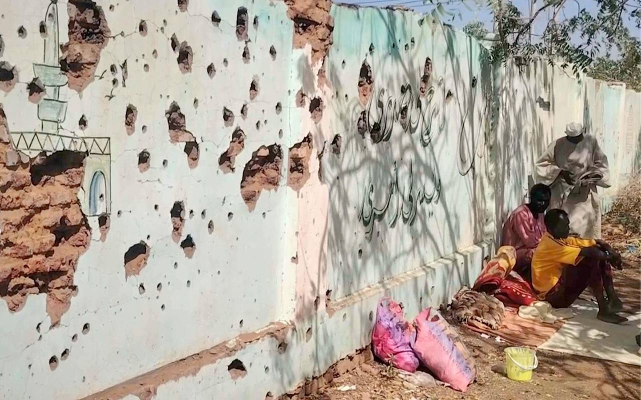 Vertriebene Sudanesen