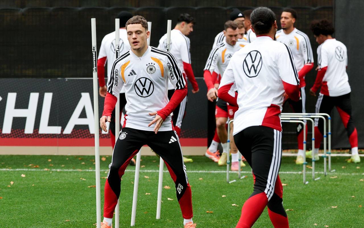 Training der Fußball-Nationalmannschaft