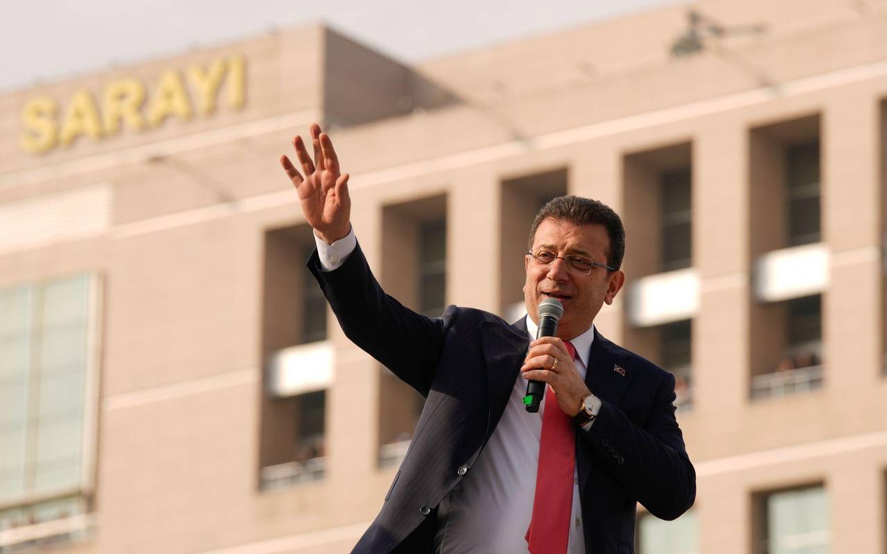 Istanbuls Bürgermeister Ekrem Imamoglu vor seiner Inhaftierung