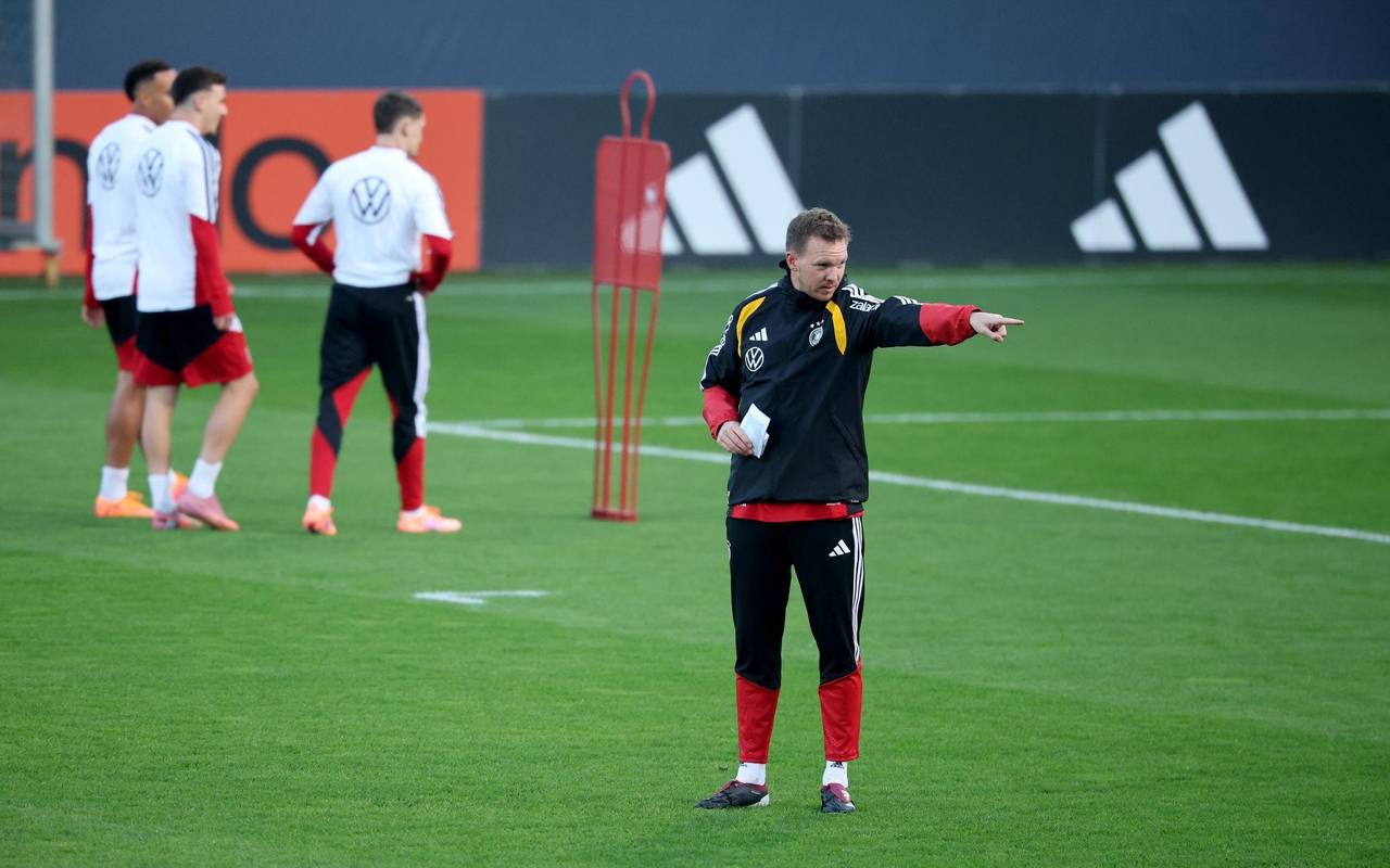 Training der Fußball-Nationalmannschaft