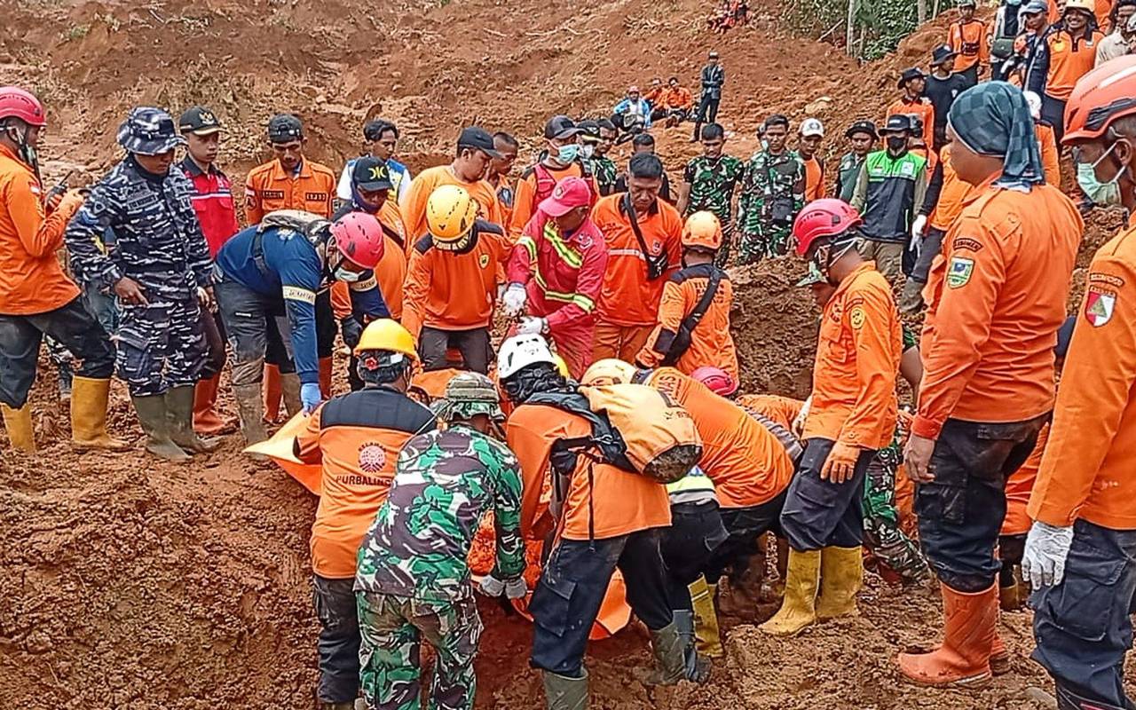 Erdrutsch in Indonesien