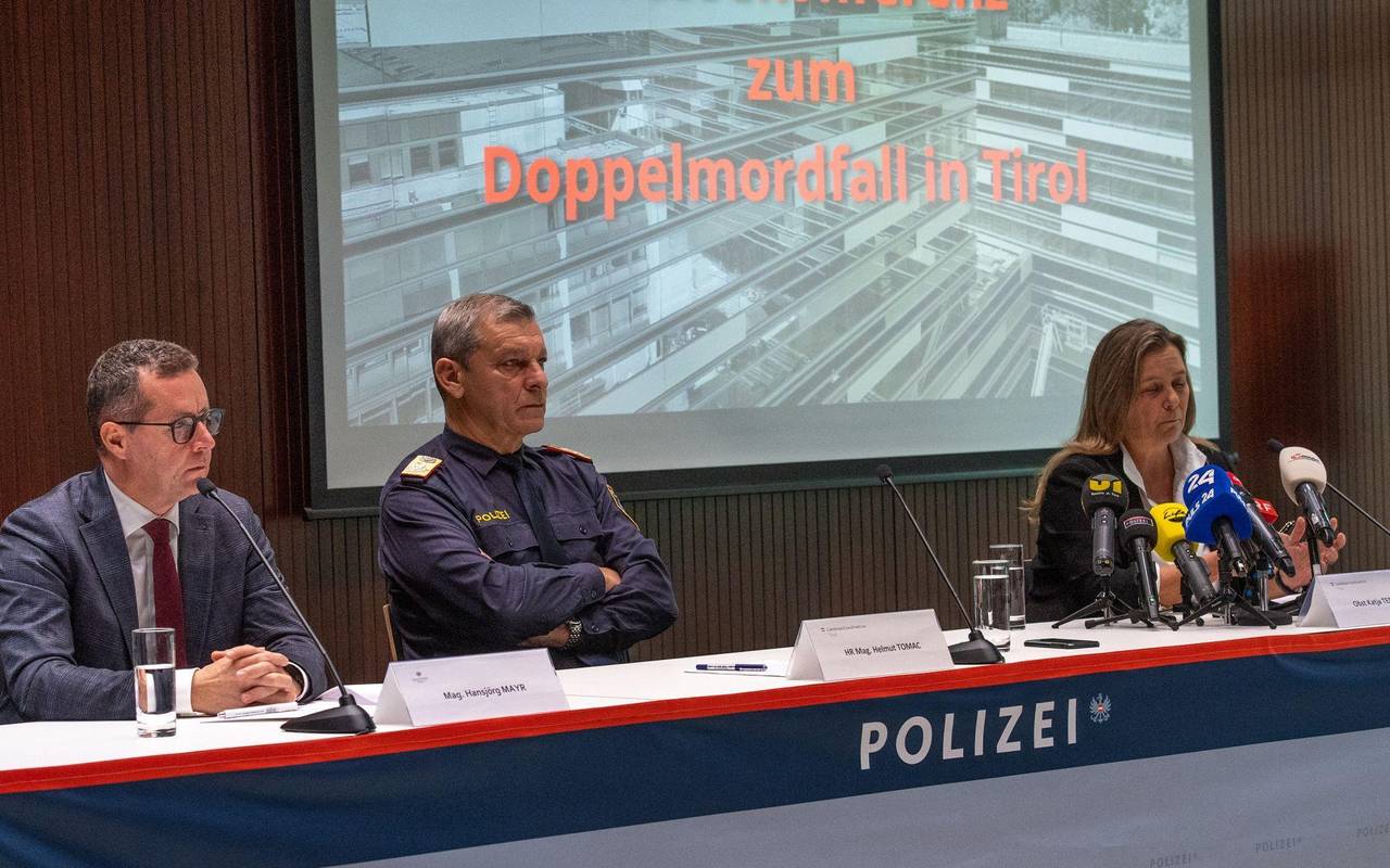 Pressekonferenz zu Doppelmordfall in Tirol