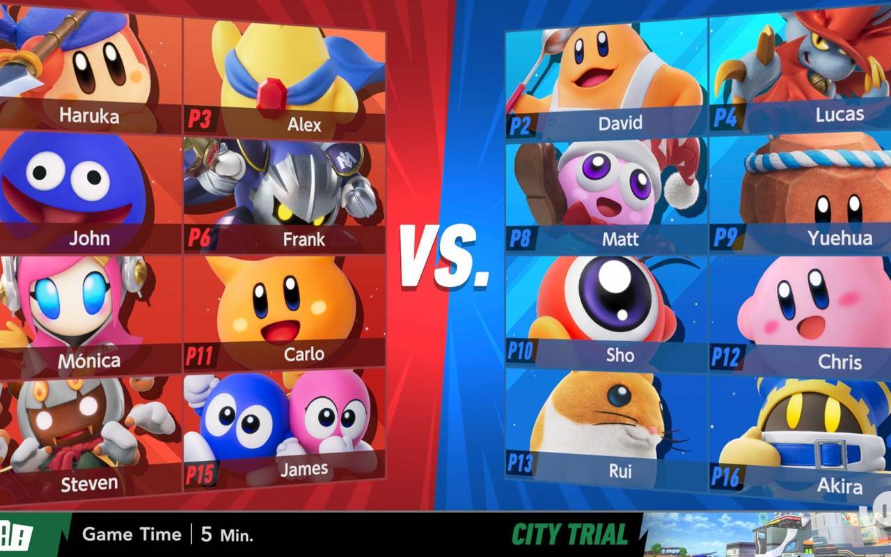 Screenshot aus dem Spiel «Kirby Air Riders»