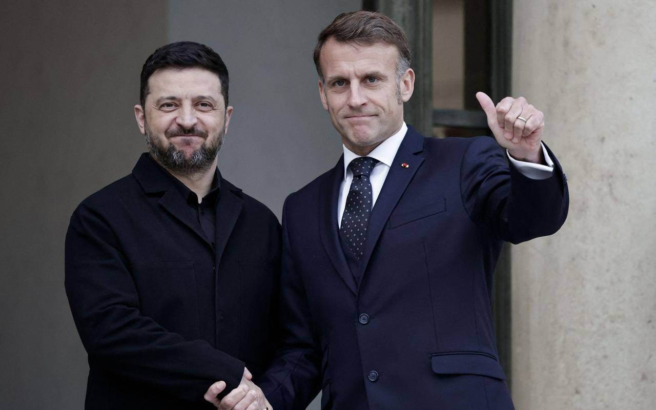Präsident der Ukraine in Frankreich