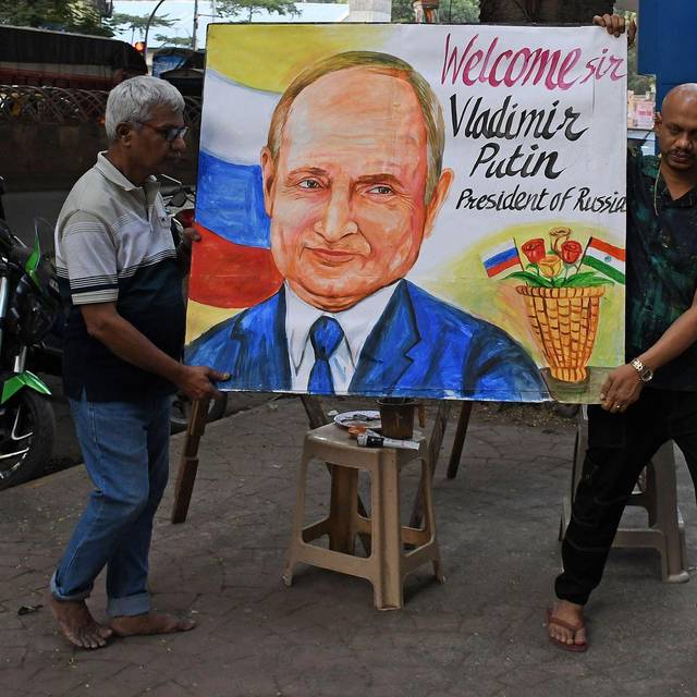 Putin reist zu Staatsbesuch nach Indien