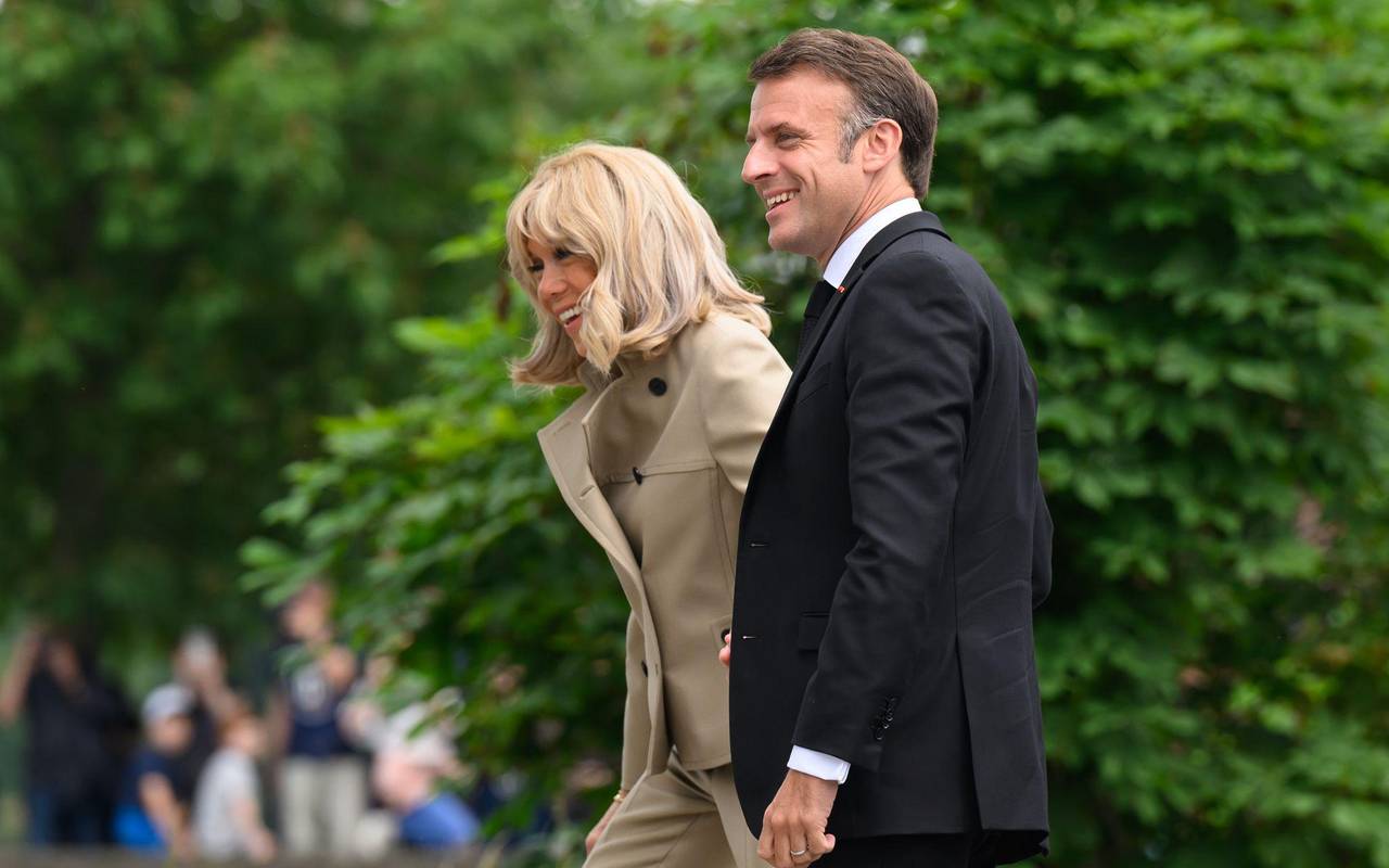 Emmanuel und Brigitte Macron