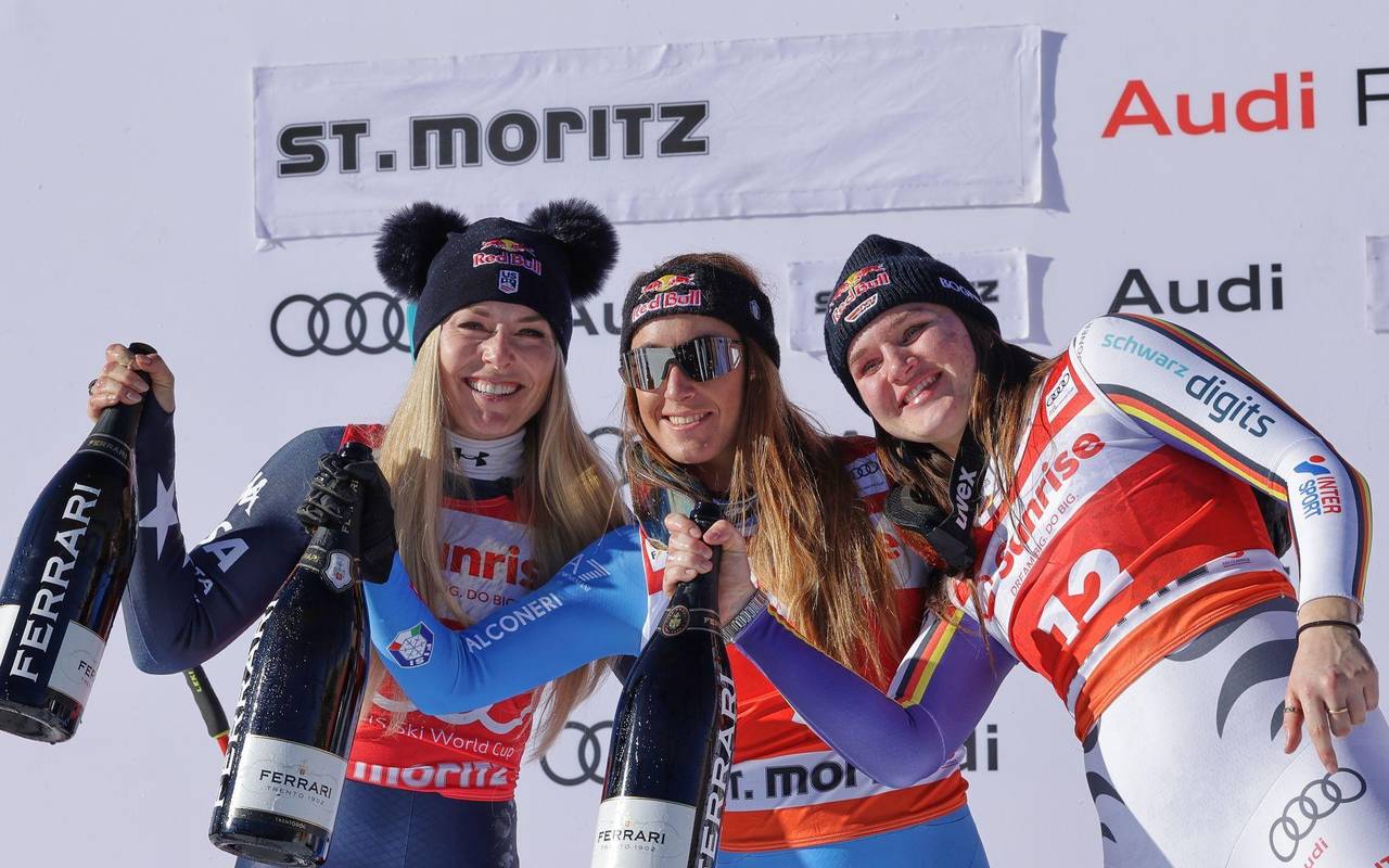 St. Moritz Weltcup Abfahrt