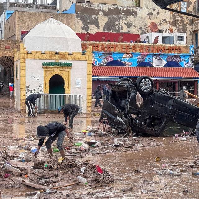 Nach Überschwemmungen in Marokko
