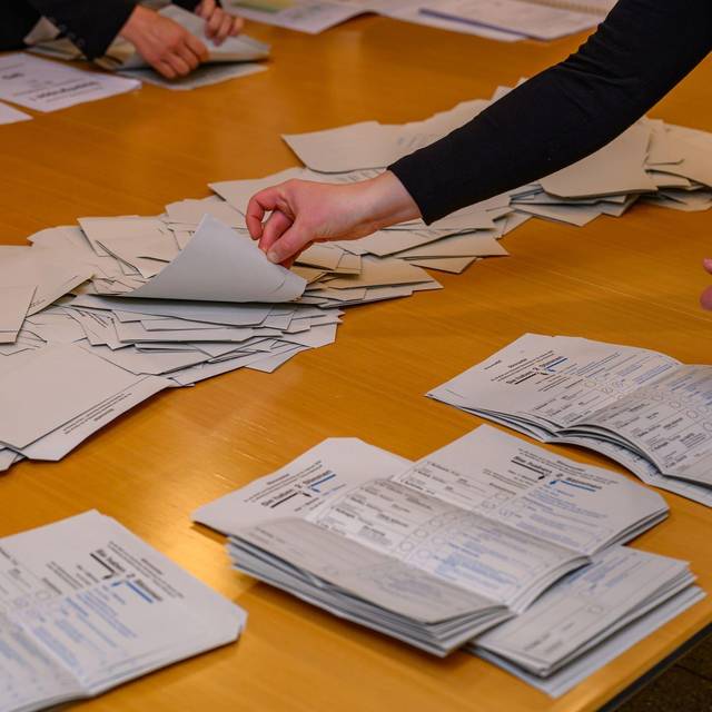Stimmenauszählung nach der Bundestagswahl