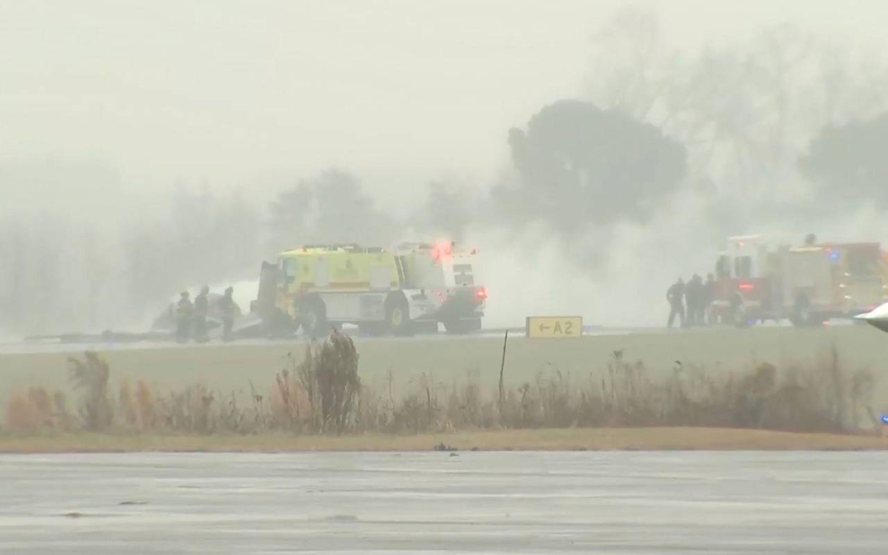 Flugzeug am Regionalflughafen in North Carolina abgestürzt
