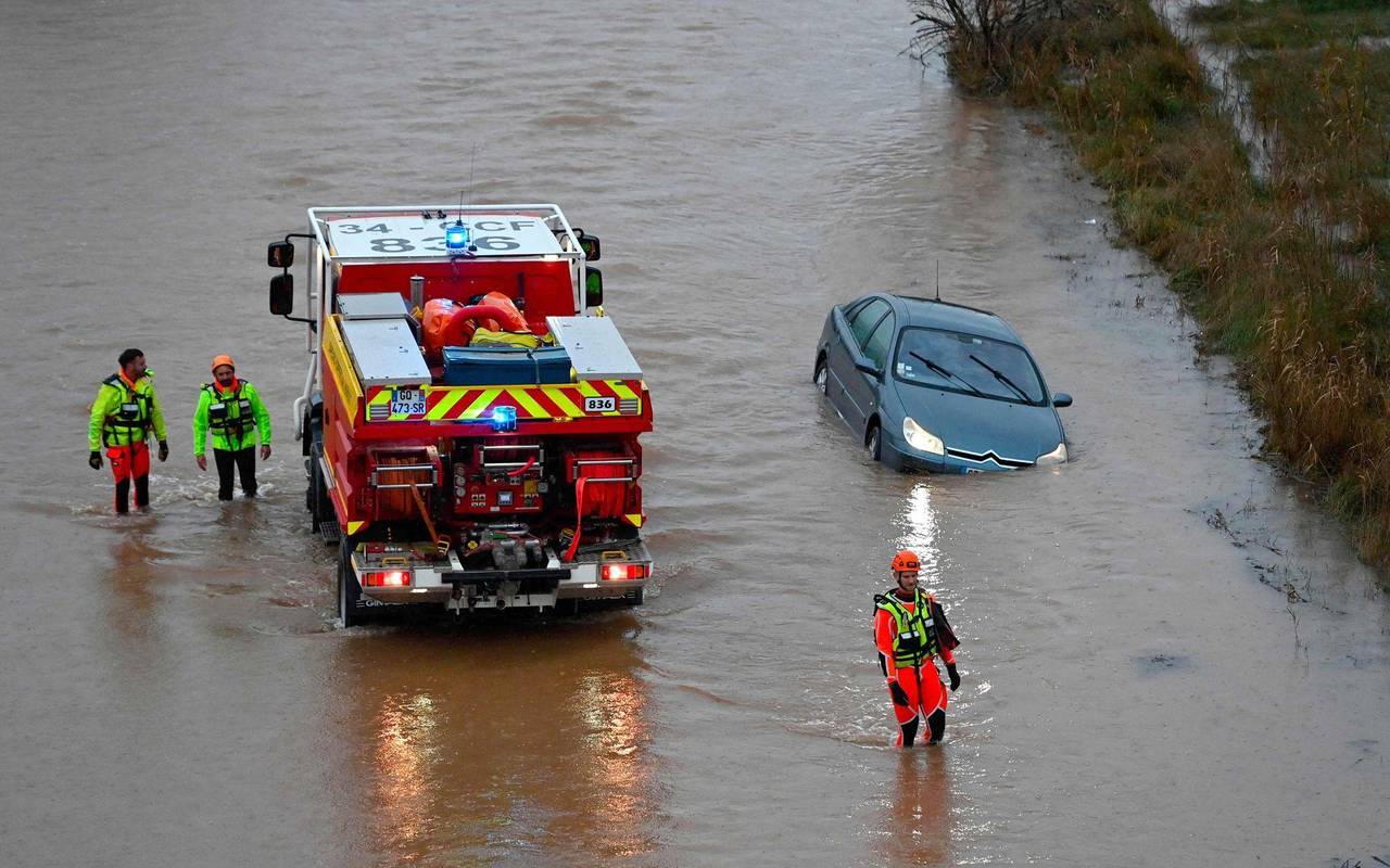 Hochwasser in Südfrankreich