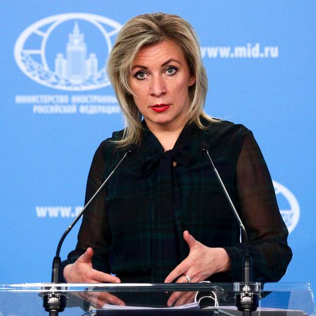 Sprecherin des russischen Außenministeriums Sacharowa