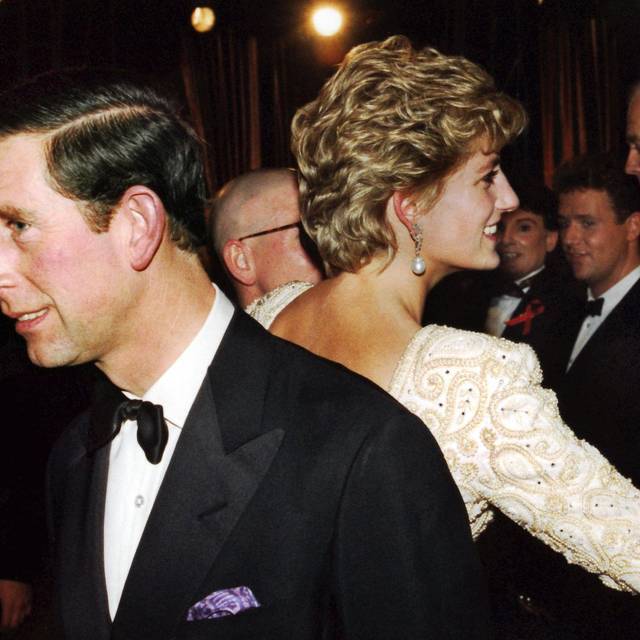 Der damalige Prinz Charles und Diana