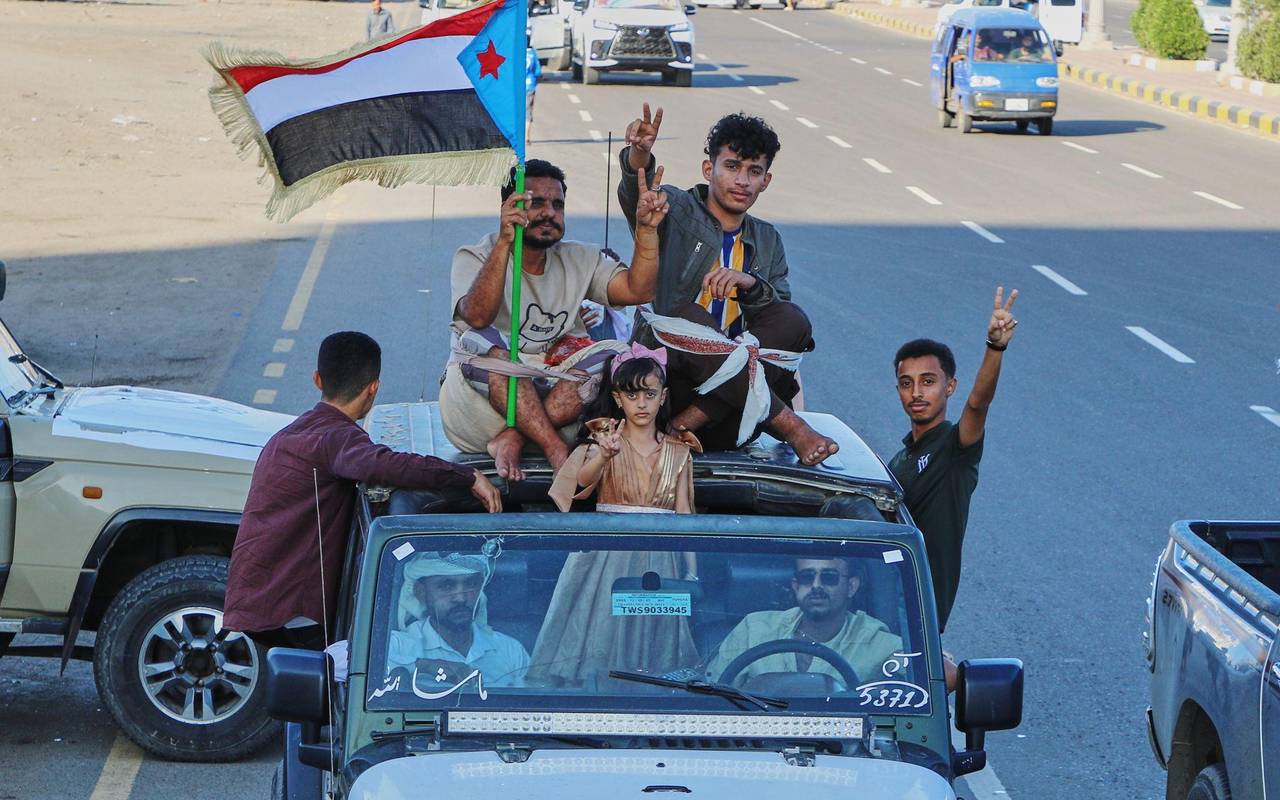 Konflikt in Jemen - STC-Kundgebung in Aden