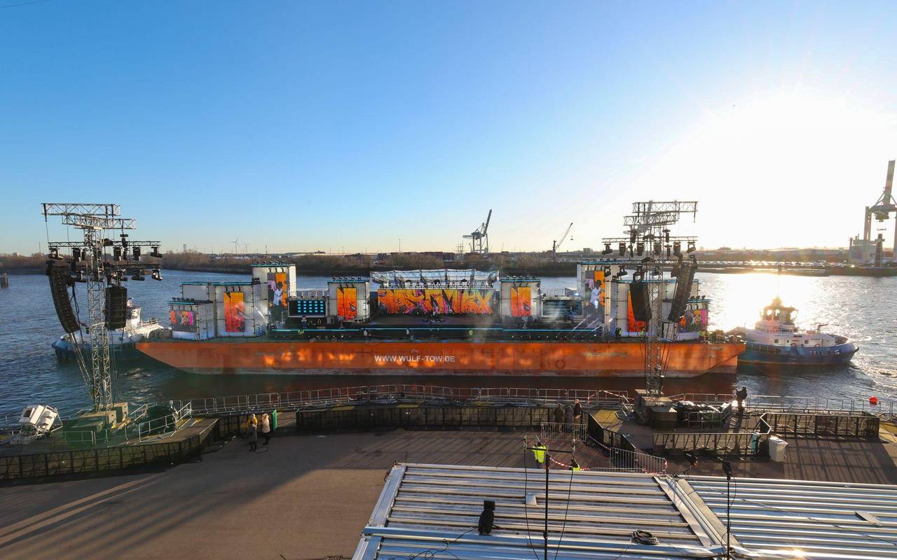 Vor Silvester - ZDF-Silvestershow in Hamburg