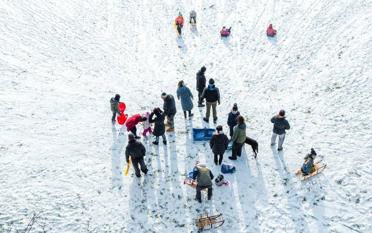 Schnee in Brandenburg
