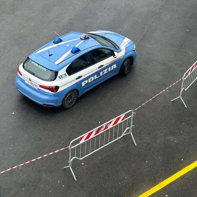ILLUSTRATION - Auto der italienischen Polizei