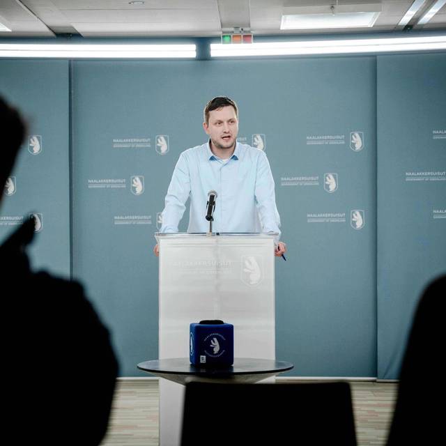 Grönlands Ministerpräsident Jens Frederik Nielsen