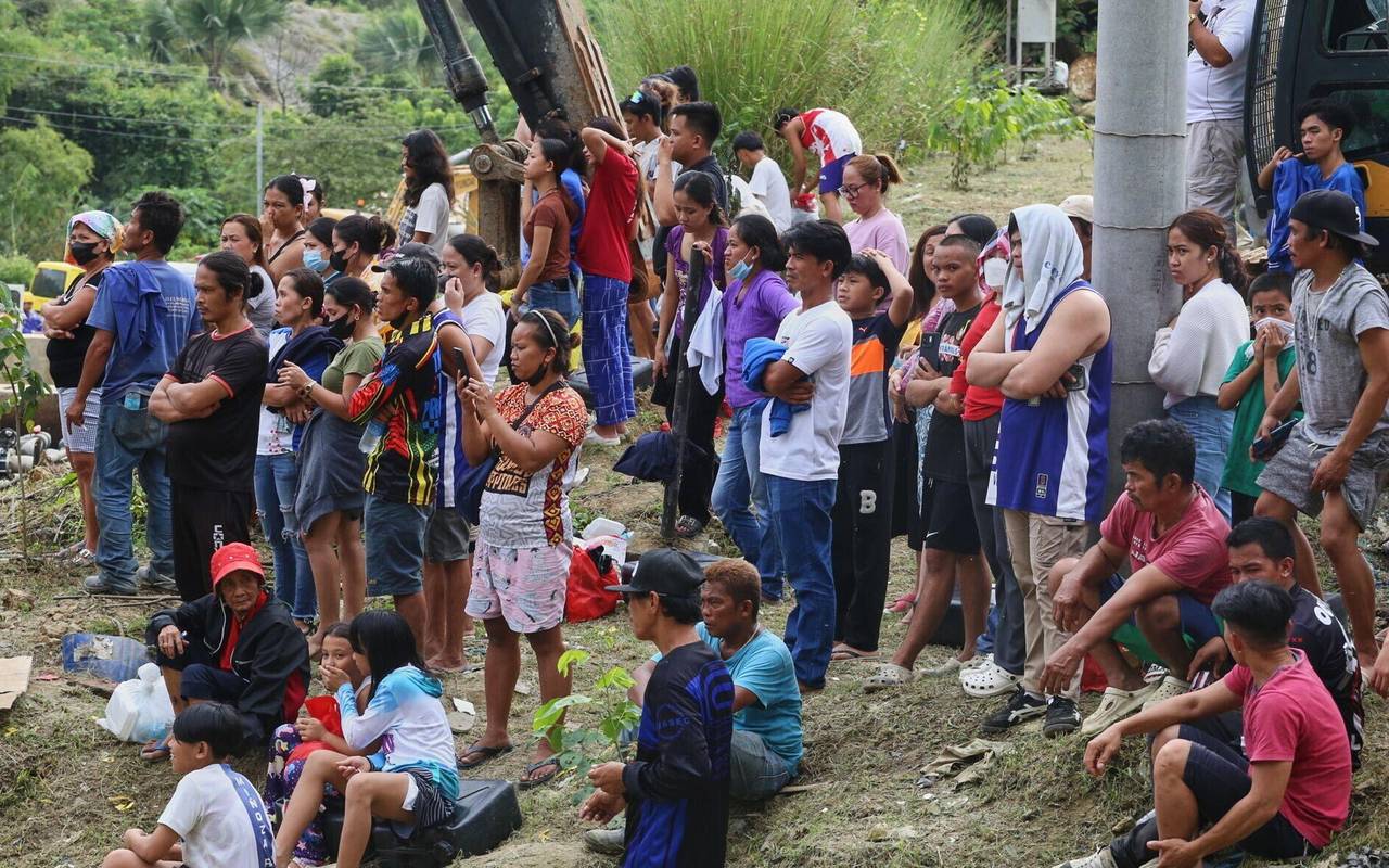 Mülllawine auf Deponie in Philippinen