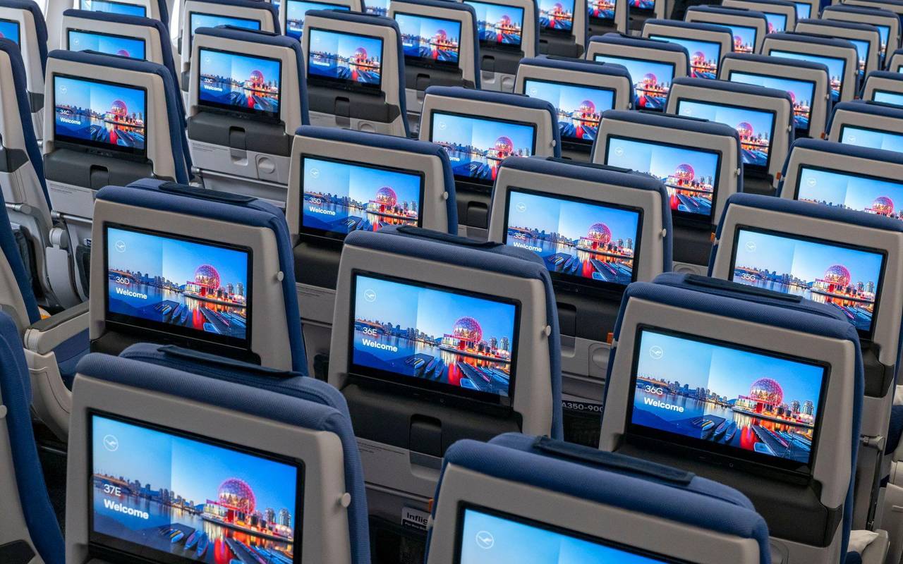 Lufthansa nutzt Starlink-Internet in der Kabine