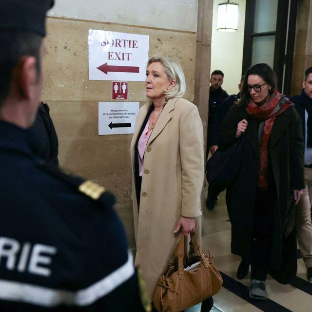 Berufungsverfahren - Le Pen zum Verdacht auf Veruntreuung