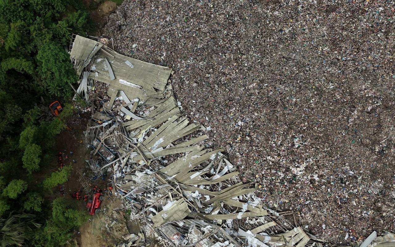 Einsturz einer Mülldeponie auf den Philippinen