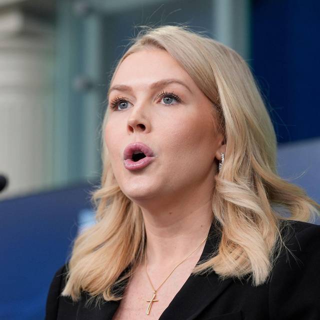 Pressebriefing im Weißen Haus - Karoline Leavitt