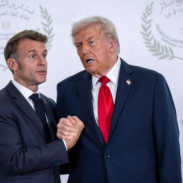 Emmanuel Macron und Donald Trump