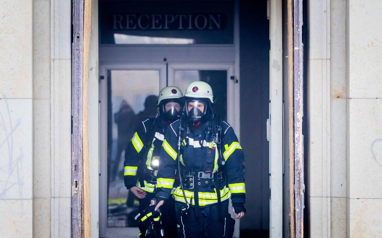 Brand auf Bogensee-Areal in Wandlitz