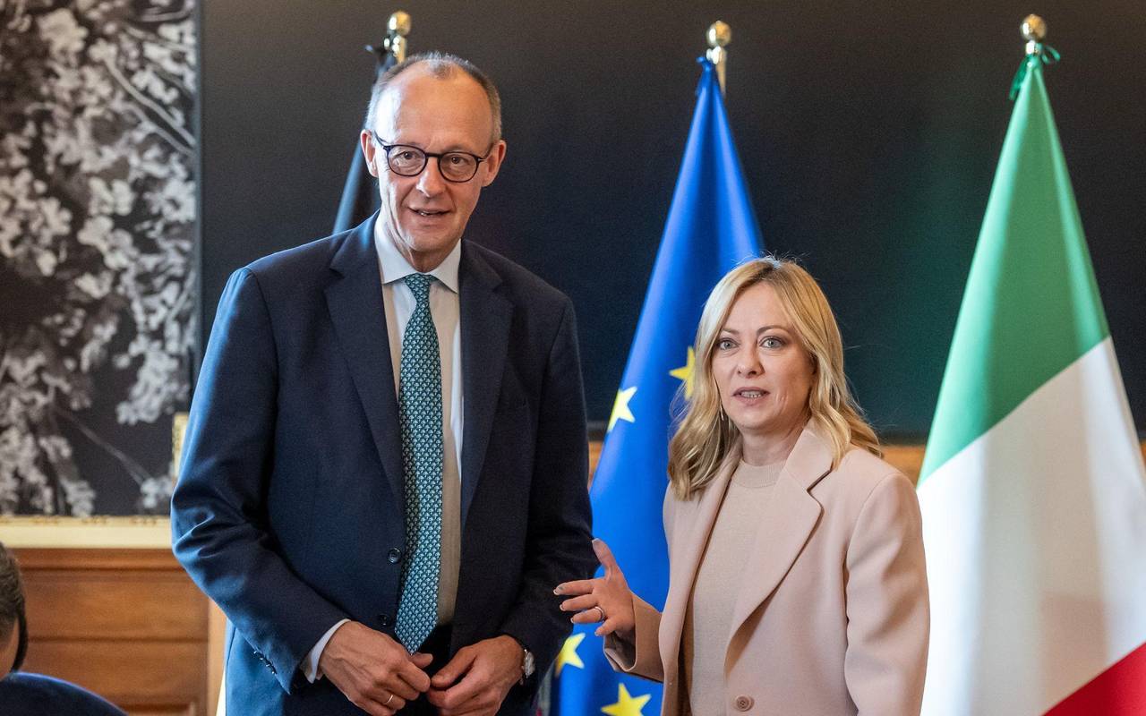 Friedrich Merz und Giorgia Meloni