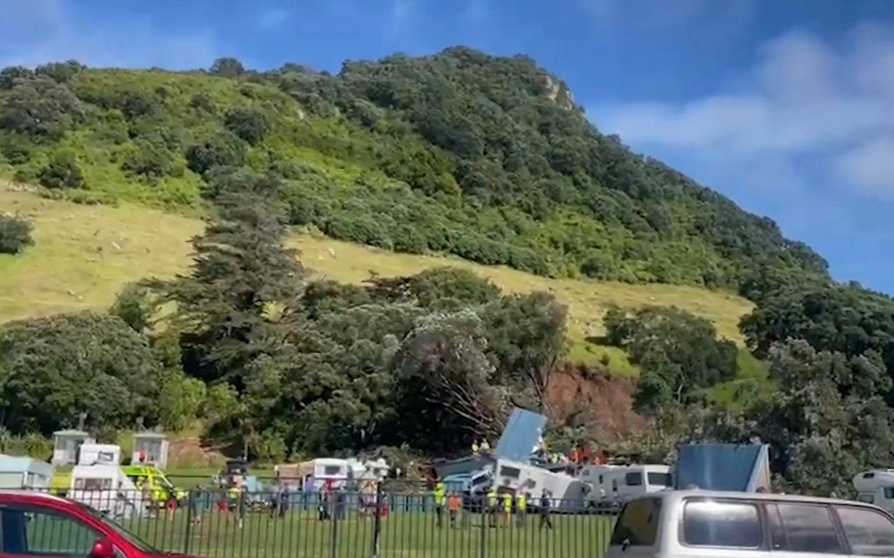 Erdrutsch in Neuseeland