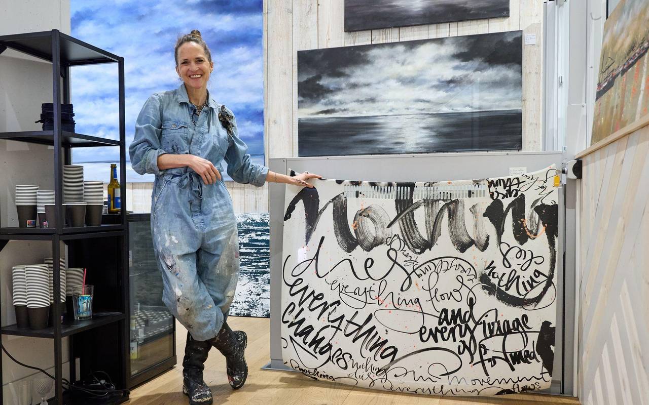 Künstlerin Jeannine Platz - Tag der Handschrift