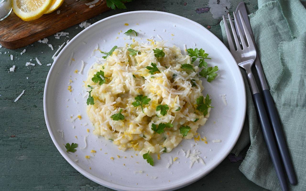Zitronenrisotto