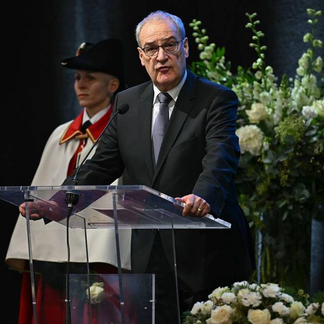 Trauerfeier nach dem tödlichen Brand in Crans-Montana