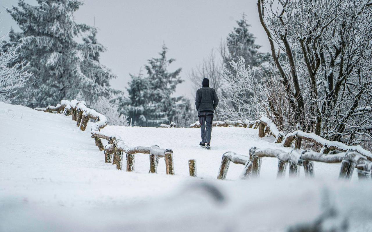 Winterwetter auf dem Großen Feldberg