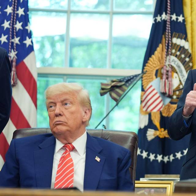 Donald Trump und Peter Mandelson