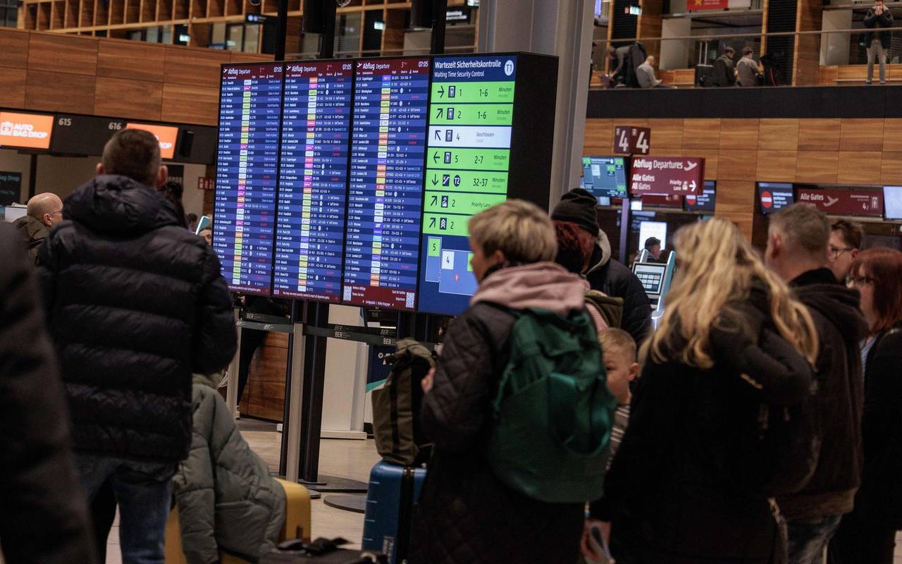 Winterwetter - Flughafen Berlin/Brandenburg