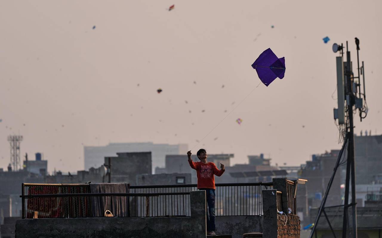 Drachenflug-Fest in Lahore