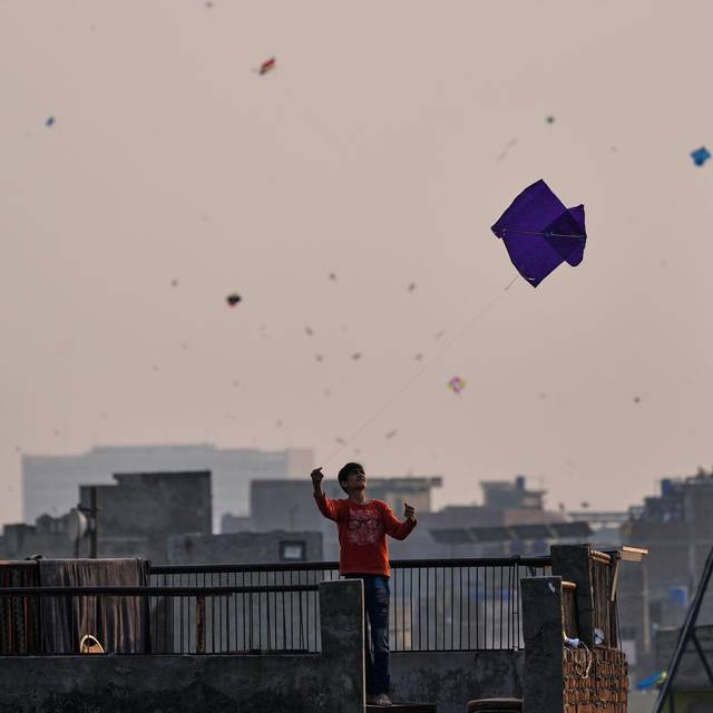 Drachenflug-Fest in Lahore