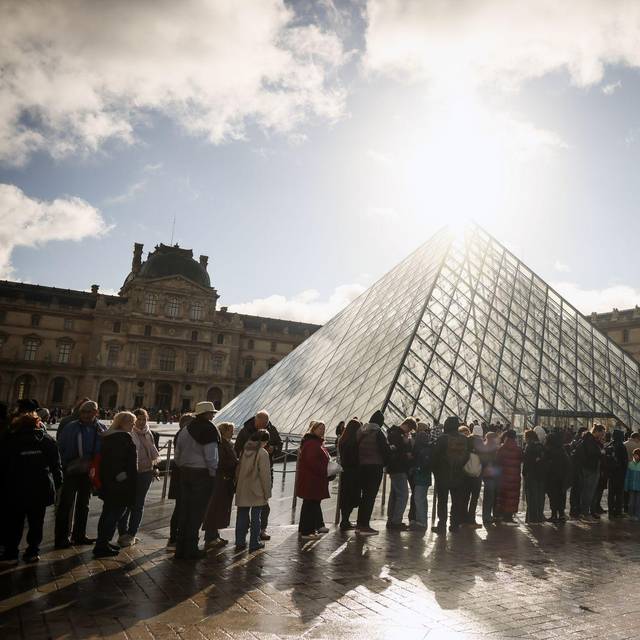 Der Louvre in Paris