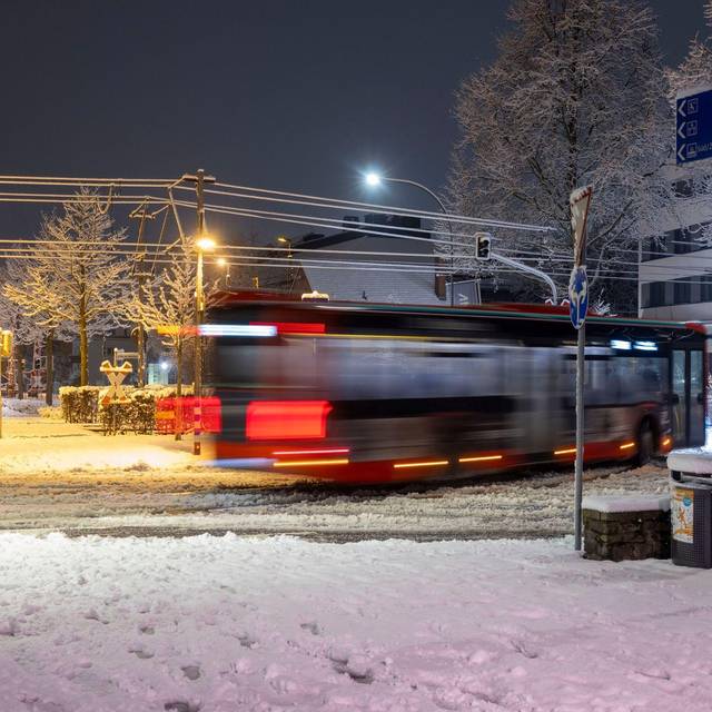 Winterwetter im Taunus